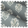 Sessile Leaf Pencil Pleat, Delph Blue - Ready Made Curtains